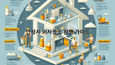 안성시 이사청소: 완벽 가이드!